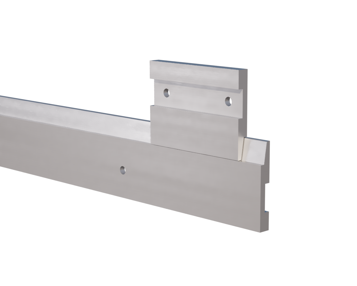 Panel Cleat® Aluminum Z Clip – HD – 2.5" Clip – 6063-T5 - View 2
