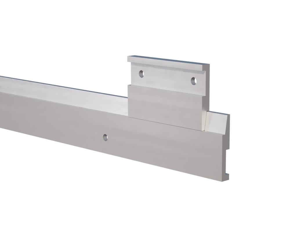 Panel Cleat® Aluminum Z Clip – HD Lite – 2.5" Clip – 6063-T5 - View 2