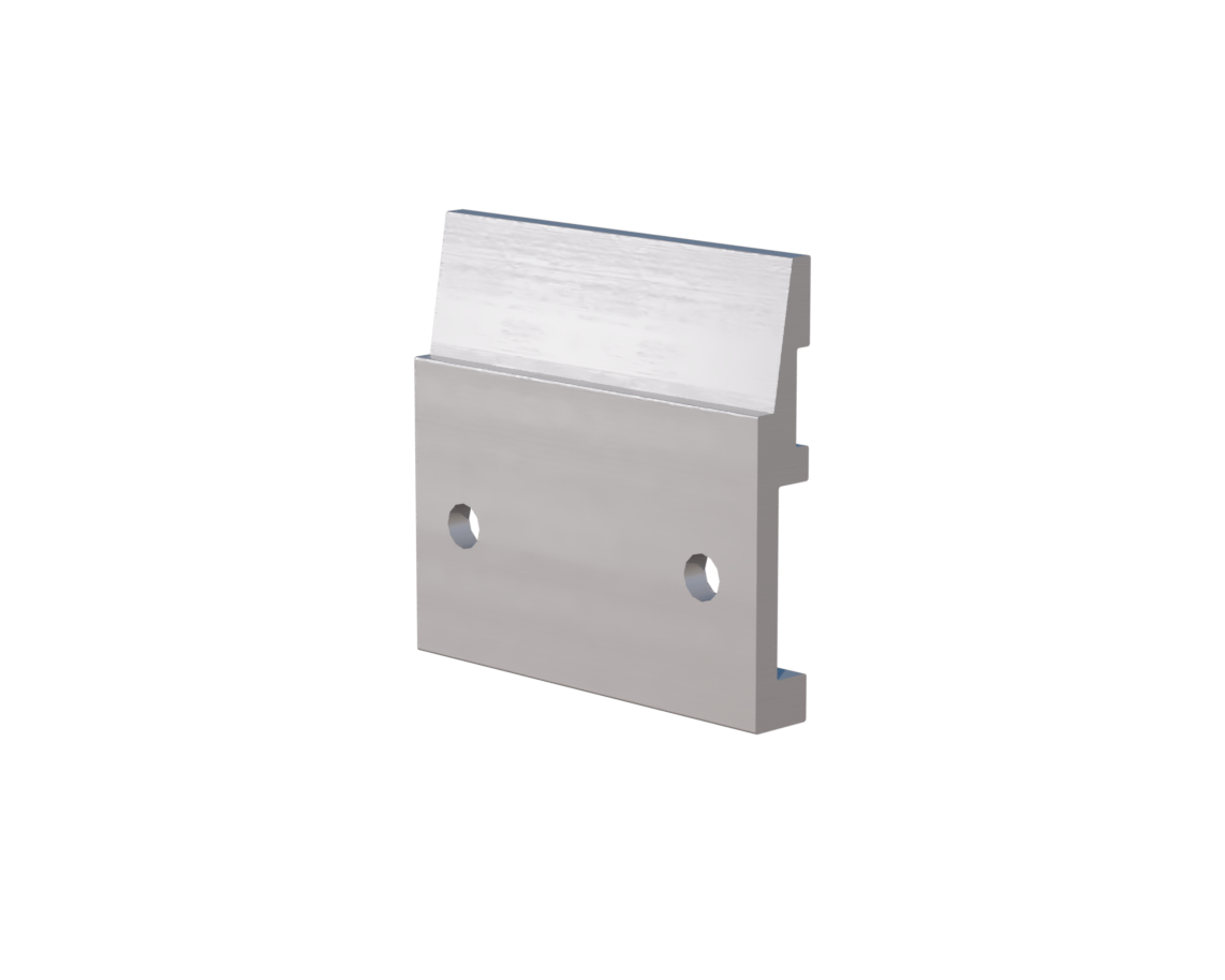 Panel Cleat® Aluminum Z Clip – XL – 2.5" Clip – 6063-T5 - View 1