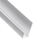 Aluminum J Channel – 3/8" Reveal – Fits 1/4" – 7/8" x 1/16" – 6063-T5 - View 1