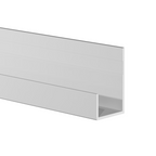 Aluminum J Channel – 1/2" Reveal – Fits 5/8" – 1-1/4" x 1/16" – 6063-T5 - View 1