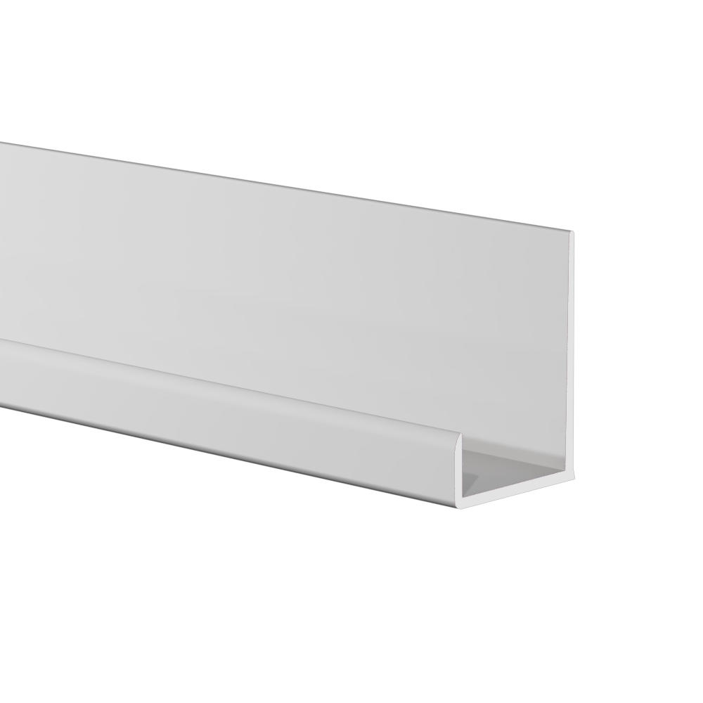 Aluminum J Channel – 3/8" Reveal – Fits 3/4" – 1-1/4" x 1/16" – 6063-T5 - View 1