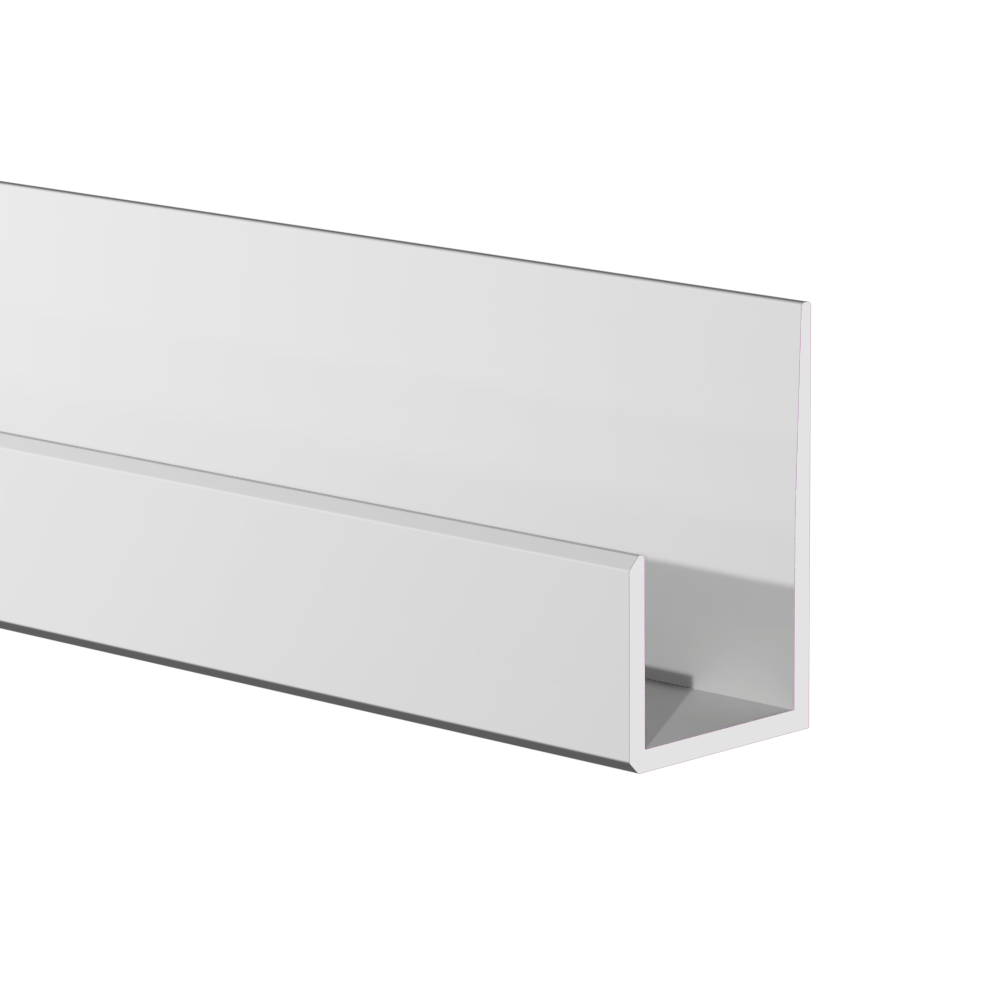 Aluminum J Channel – 3/4" Reveal – Fits 3/4" – 1-1/2" x 5/64" – 6063-T5 - View 1