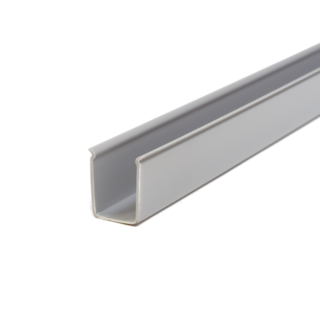 Locking Slide Track Deep Header Insert – Fits 1/4" Glass - View 1
