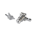 Locking Slide Track Plunger Lock & Security Clip Set - View 1