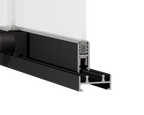 Locking Sliding Door Track Kit for Display Cases – 1/4" Glass or Acrylic – Aluminum - View 8