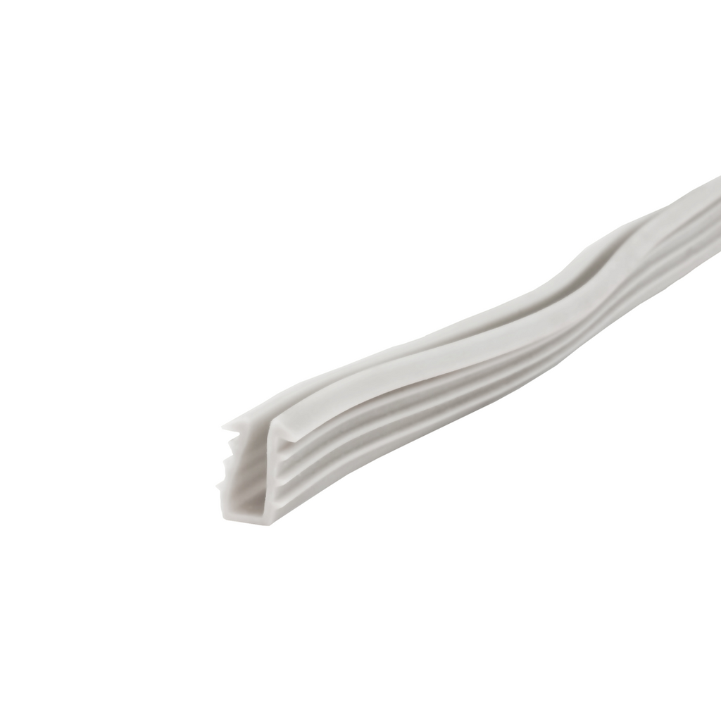Locking Slide Track Vinyl Shoe Insert – Fits 1/4" Glass - View 1