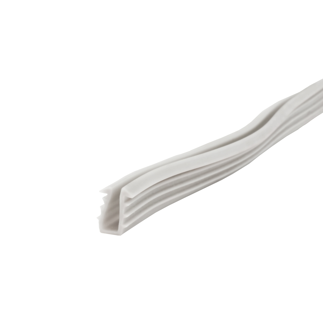 Locking Slide Track Vinyl Shoe Insert – Fits 1/4" Glass - View 1