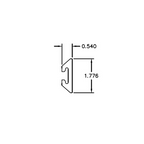 Aluminum L-Track Tie-Down Rail – 6063-T5 - View 2