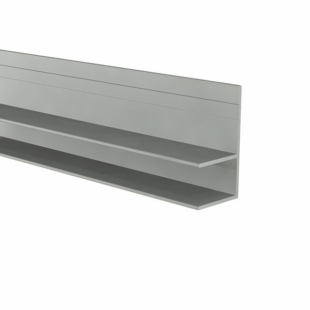 Aluminum Millwork F Reveal Trim – 1/2" Reveal – 1" Panel  – 6063-T5 - View 1