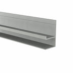 Aluminum Millwork Flanged F Reveal Trim – 3/4" Panel – 1/2" Reveal – 6063-T5 - View 1
