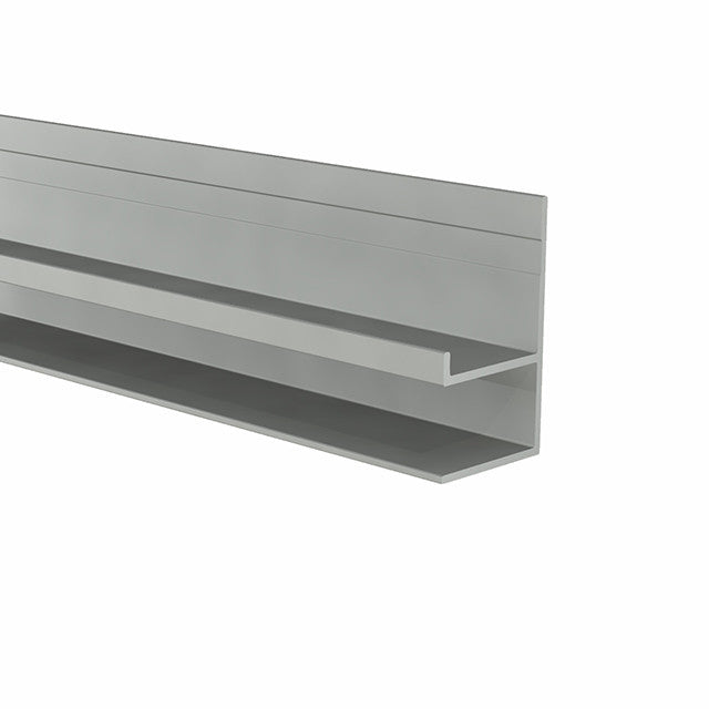 Aluminum Millwork Flanged F Reveal Trim – 1" Panel – 1/2" Reveal – 6063-T5 - View 1