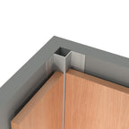 Aluminum Millwork Inside Corner Trim– 1/16" Reveal – 3/4" Panel  – 6063-T5 - View 3