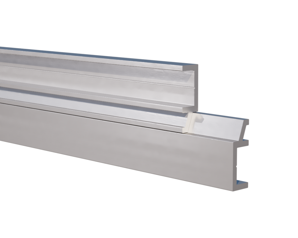 Panel Cleat® Aluminum Panel Rail – Williamsburg XL – 6063-T5 - View 4