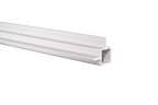 Press Fit Tube – Dual Flange Corner Center – Fits 1" Tube – Fits 7/16" Panel – 5/8" Leg – 6063-T5 - View 2