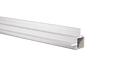 Press Fit Tube – Dual Flange Corner Center – Fits 1" Tube – Fits 7/16" Panel – 5/8" Leg – 6063-T5 - View 1