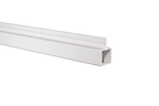Press Fit Tube – Single Flange Center – Fits 1" Tube – Fits 1/4" Panel – 5/8" Leg – 6063-T5 - View 2
