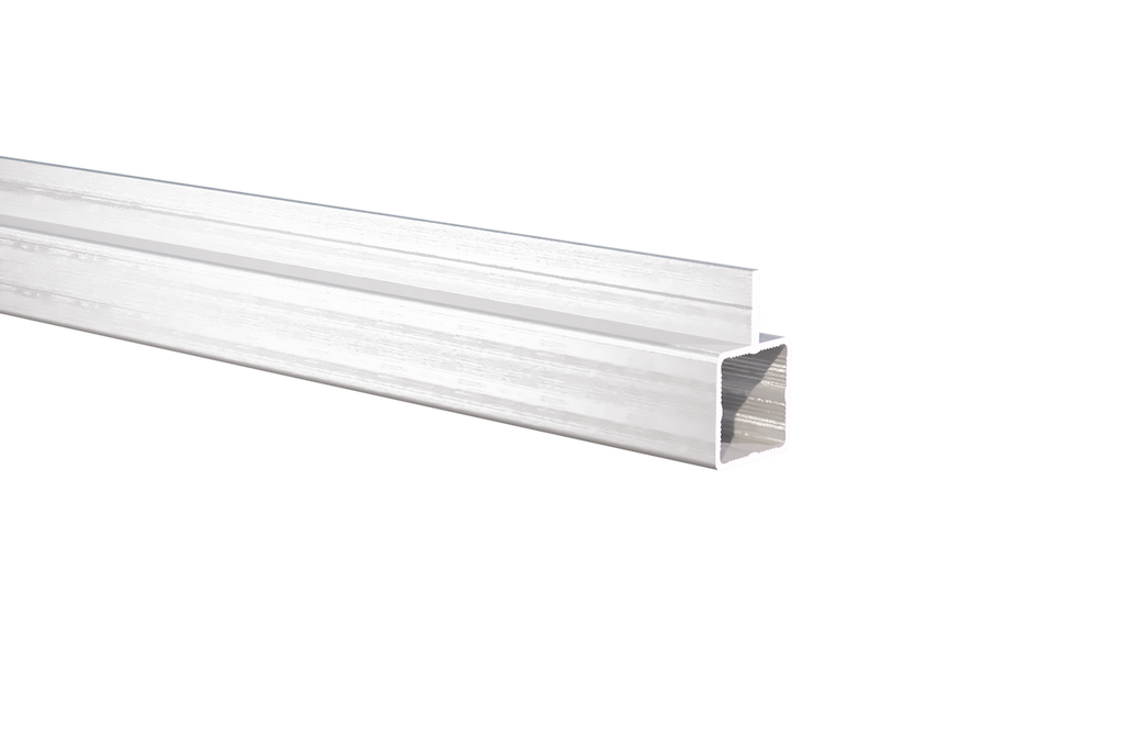 Press Fit Tube – Single Flange Center – Fits 1" Tube – Fits 1/4" Panel – 5/8" Leg – 6063-T5 - View 1