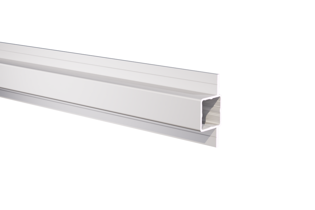 Press Fit Tube – Dual Flange Edge – Fits 1" Tube – Fits 3/4" Panel – 5/8" Leg – 6063-T5 - View 2