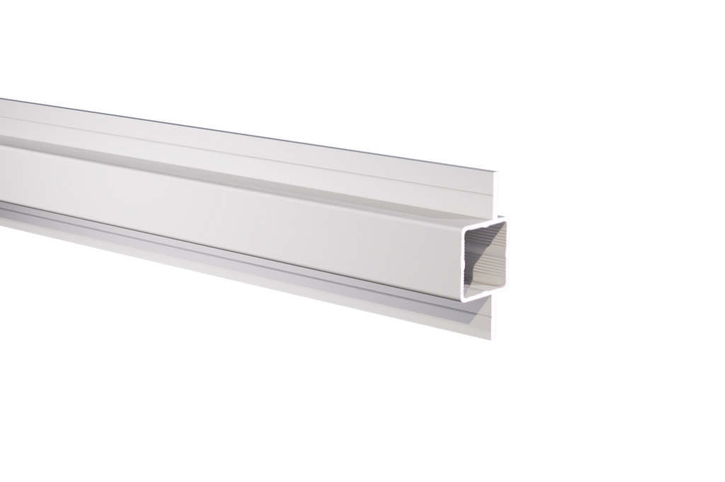 Press Fit Tube – Dual Flange Offset – Fits 1" Tube – Fits 1/4" Panel – 5/8" Leg – 6063-T - View 2