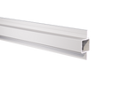 Press Fit Tube – Dual Flange Offset – Fits 1" Tube – Fits 1/4" Panel – 5/8" Leg – 6063-T - View 2