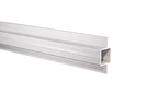 Press Fit Tube – Dual Flange Offset – Fits 1" Tube – Fits 1/4" Panel – 5/8" Leg – 6063-T - View 1