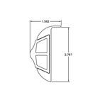 Aluminum Rub Rail – Covers 2-3/4" – 1-1/2" Reveal – 6463-T1 - View 2