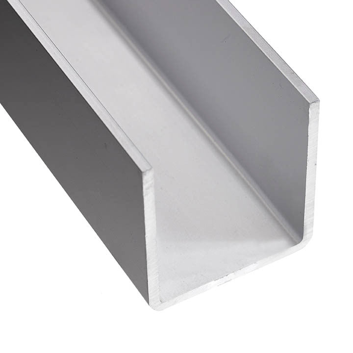 Aluminum Radiused U Channel 2" x 2" x 1/8" – Fits 1-3/4" – 1/8" Radius – 6063-T5 - View 2