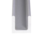Aluminum Radiused U Channel 3/4" x 3/4" x 1/8" – Fits 1/2" – 1/8" Radius – 6063-T5 - View 2