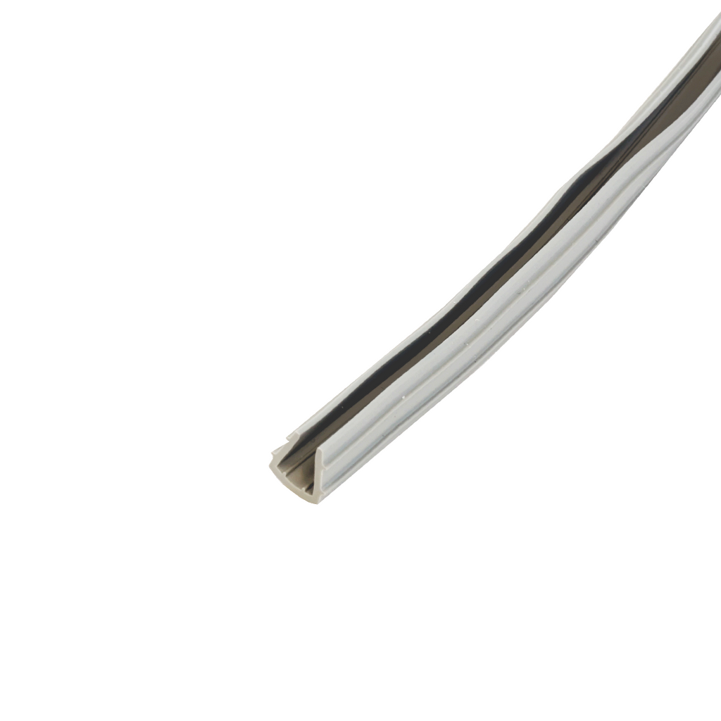 Economy Slide Track Vinyl Shoe Insert – Fits 1/4" Glass - View 1