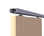 Aluminum Sliding Door Track – Closed Single Door – Fits 3/4" Door – 6063-T5 - View 2