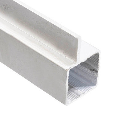 Press Fit Tube – Single Flange Offset – Fits 1" Tube – Fits 1/4" Panel – 5/8" Leg – 6063-T5 - View 1