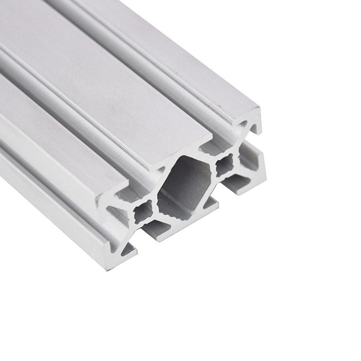 Aluminum Dual T-Slot Extrusion 5025 (50mm x 25mm) – 6mm Slot – 6063-T5 - View 1