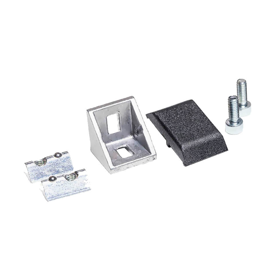 90° T-Slot Connector Angle Bracket Set - View 1