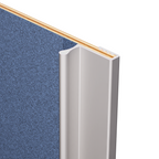 Millwork Slide Track Wraparound Finger Pull – Fits 1/4" Panels – 6063-T5 - View 1