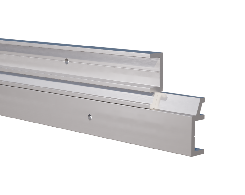Panel Cleat® Aluminum Panel Rail – Williamsburg – 6063-T5 - View 2