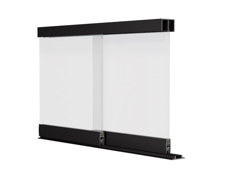 Economy Sliding Cabinet Door Track Kit – 1/4" Glass or Acrylic – Aluminum - View 5
