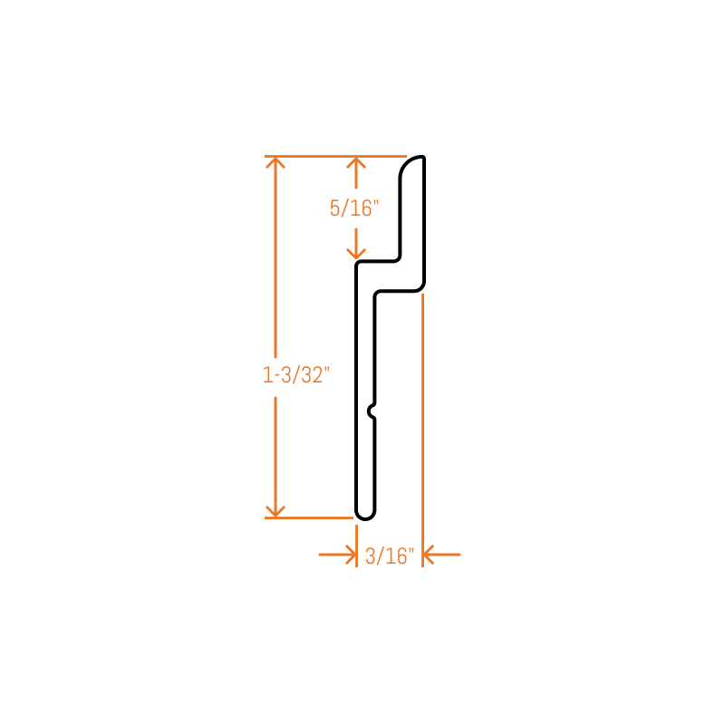 Panel Cleat® Aluminum Panel Rail – Avondale – 6063-T5 - View 4