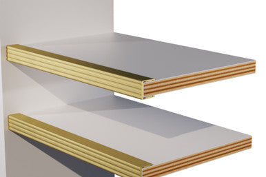 Aluminum Shelf Stiffener – Scalloped Profile – 6063-T5 - View 5