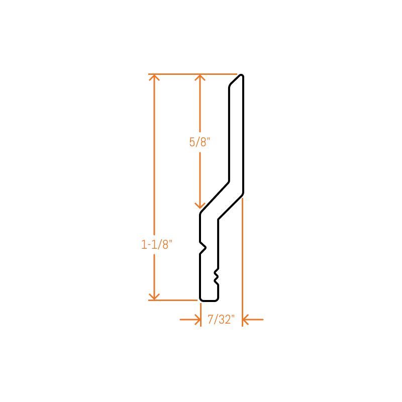 Panel Cleat® Aluminum Panel Rail – Z-Hanger Light Duty – 6063-T5 - View 4