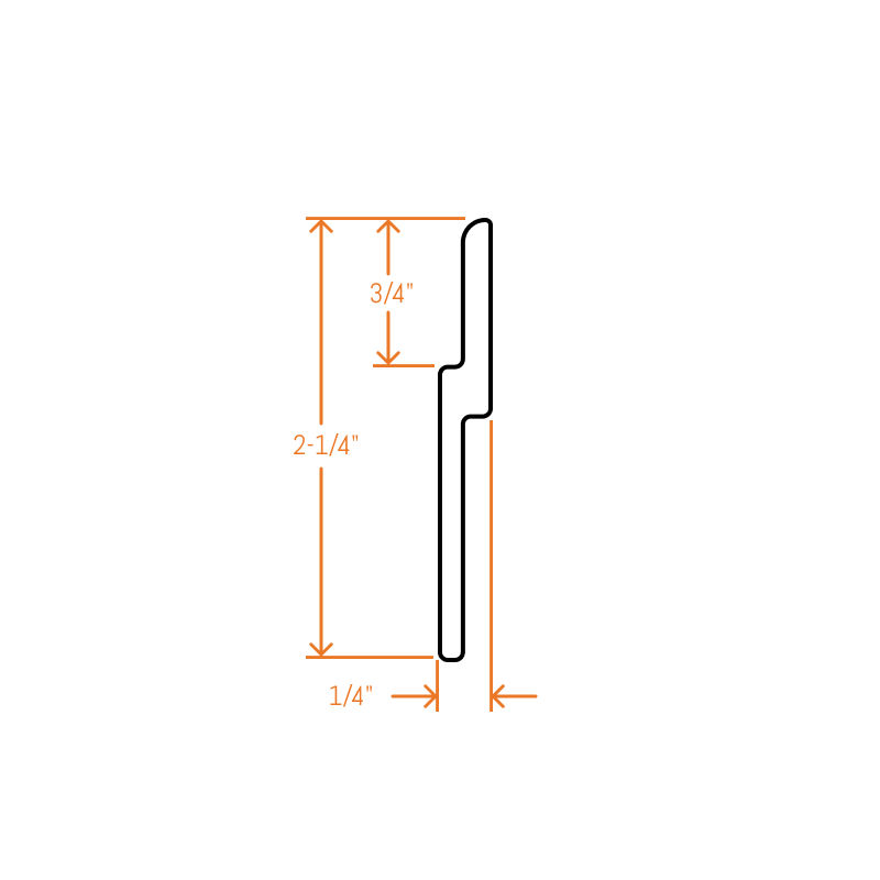 Panel Cleat® Aluminum Panel Rail – Mustang – 6063-T5 - View 5