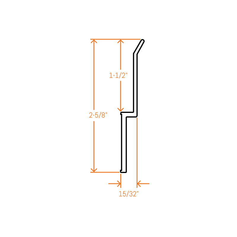 Panel Cleat® Aluminum Panel Rail – Montavilla – 6063-T5 - View 4