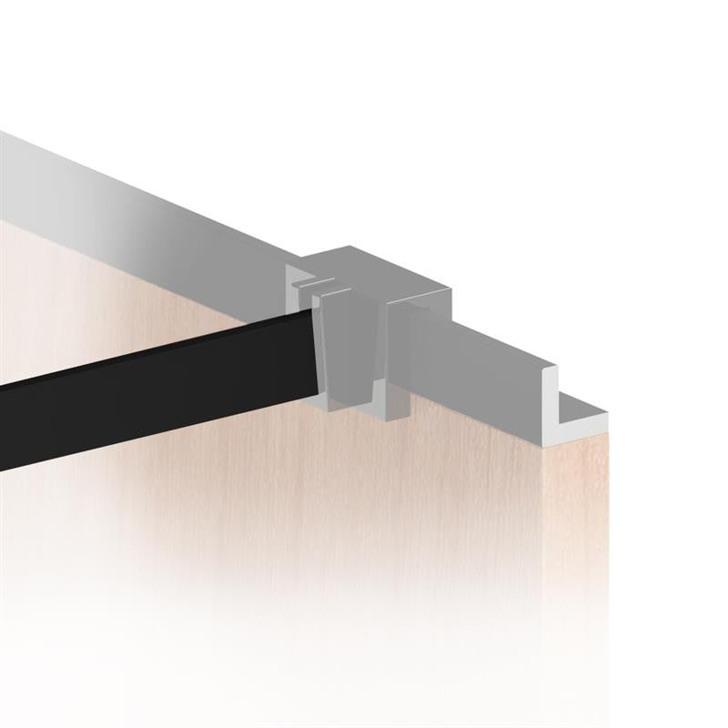 Aluminum File Hanging Rail Flat Bar – 3/4" – 6063-T5 - View 1