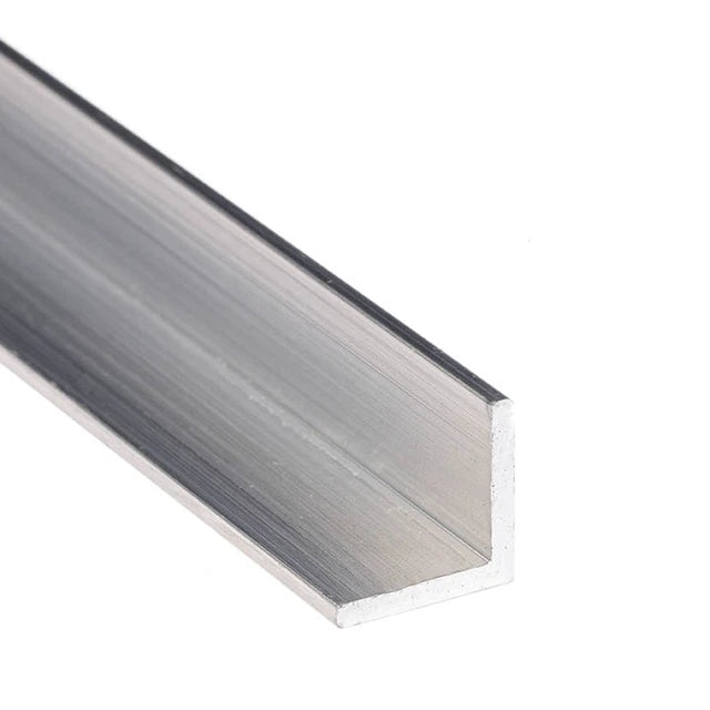Aluminum Angle Clear Anodized 1/2" x 1/2" x 1/16" – 6063-T5