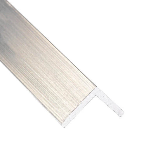 Aluminum Angle Clear Anodized 1/2" x 1/2" x 1/16" – 6063-T5