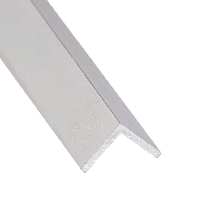 Aluminum Angle Clear Anodized 1/2" x 1/2" x 1/16" – 6063-T5