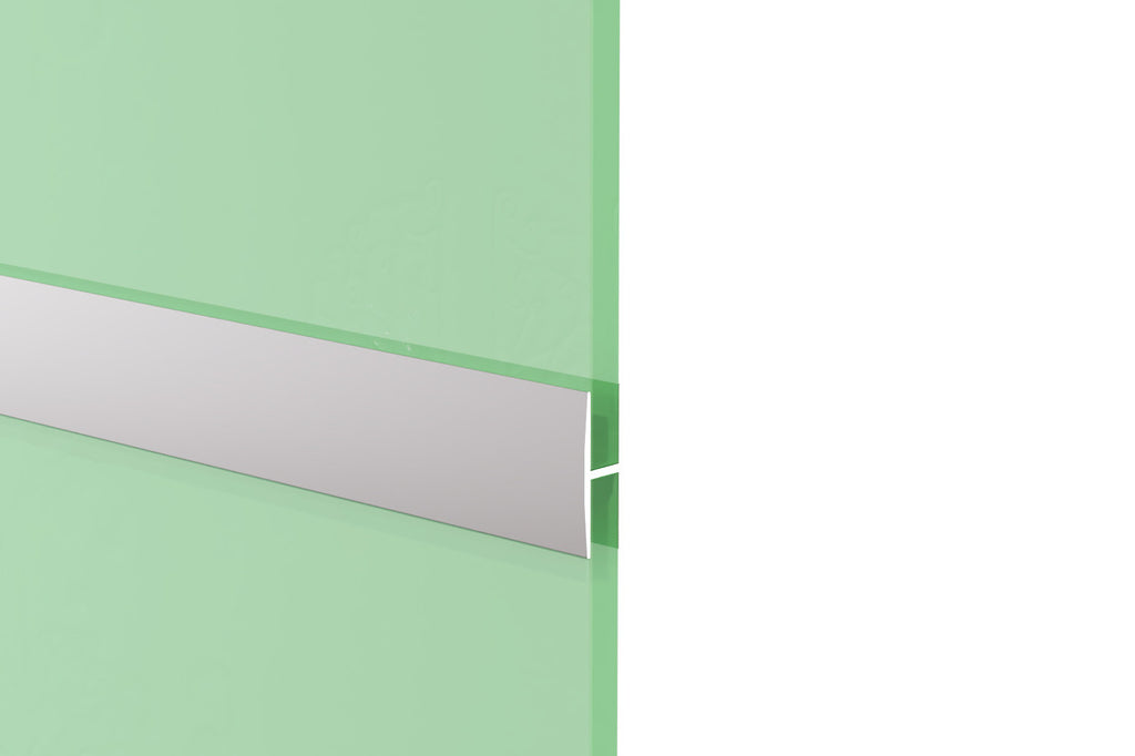 Aluminum H Divider Bar – 1" Reveal – Fits 1/4" – 6063-T5 - View 2