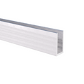 Aluminum U Channel 1" x 2" x 1/8" – Fits 3/4" – 6063-T5 - View 1