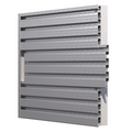 Aluminum Interlocking Slatwall Panel – 6063-T5 - View 1