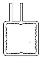 Press Fit Tube – Single Slotted Center – Fits 1" Tube – Fits 1/4" Panel – 6063-T5 - View 2